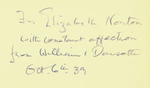 “Inscription by William McKenzie in Christ My Refuge, Daystar Collection”