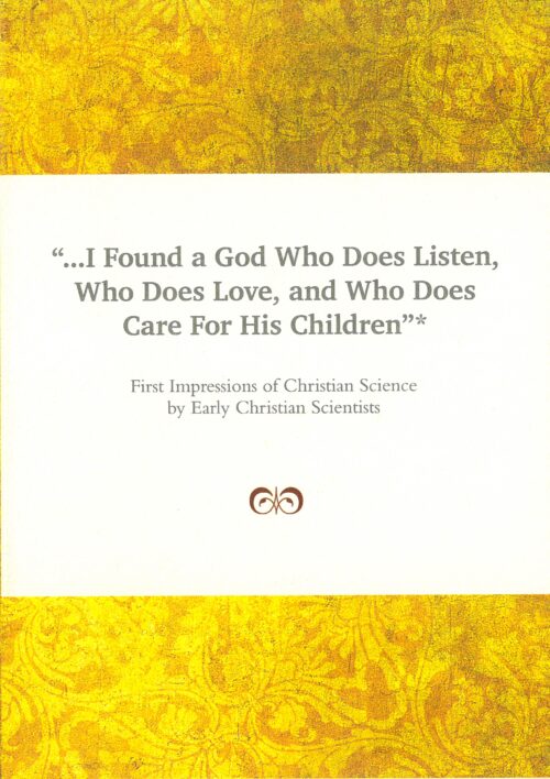 "I Found a God Who Does Listen, Who Does Love, and Who Does Care For His Children"