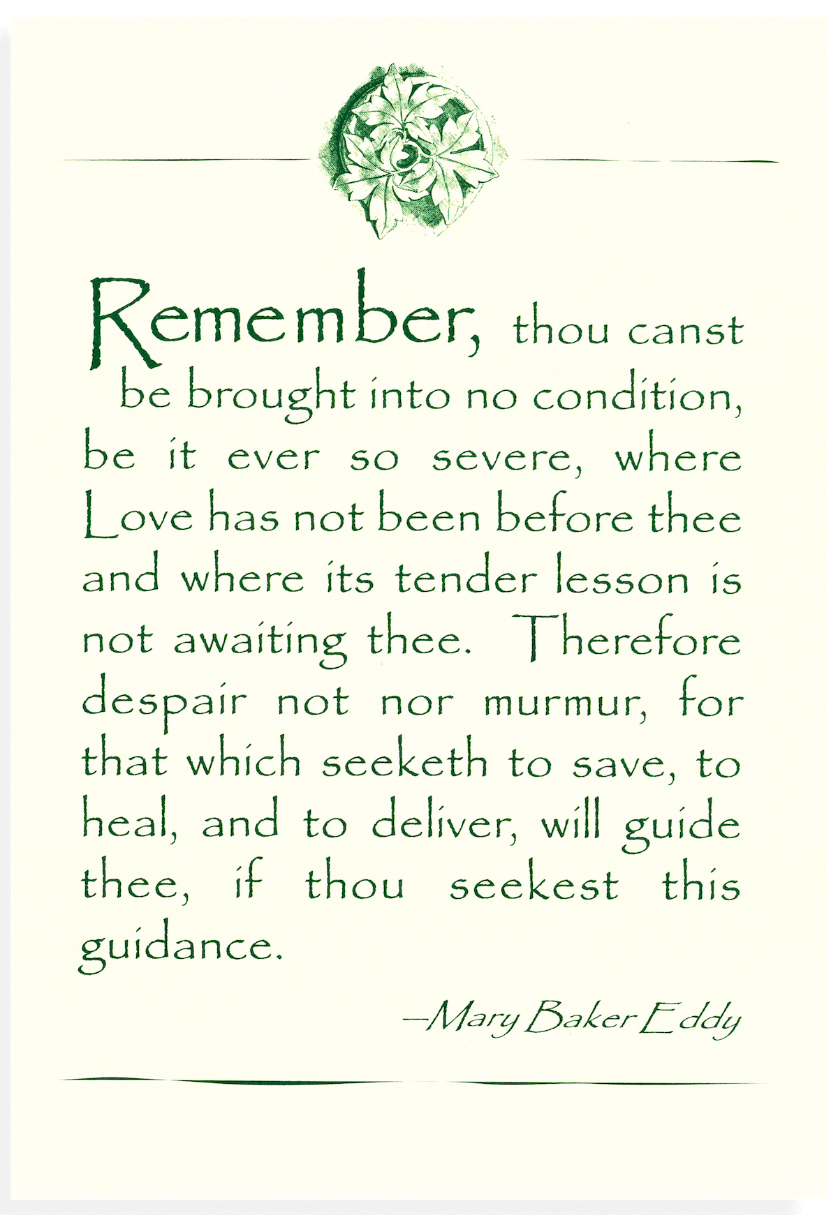 Frameable quote: “Remember…”