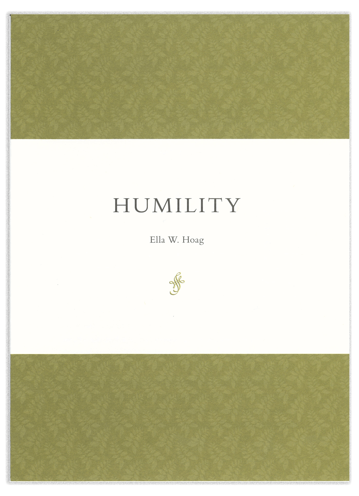 Humility by Ella W. Hoag copy-min